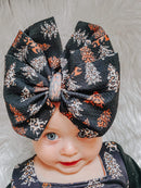 Leopard trees messy wrap