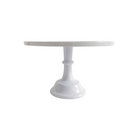 White Melamine Pedestal Cake Stand