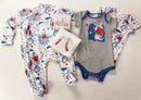 Batter Up Set of 2 Bodysuits