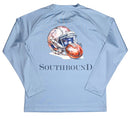 Football Helmet Performance Long Sleeve Shirt