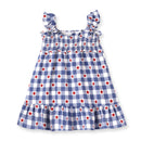 Americana Bamboo Smocked Dress - 4th of July