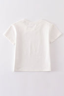 Cream blank basic t-shirt Adult Kids and baby bubble