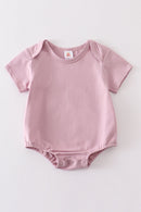 Purple blank basic t-shirt Adult Kids and baby bubble