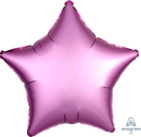18" Satin Luxe Flamingo Pink Star Balloon - Perfect for Parties, Arches & Bundles
