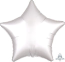 18" Satin Luxe White Star Balloon