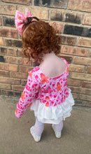 Jolly gingerbread ruffle romper