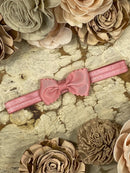 2.5" Bitty Scalloped Bow | Headband