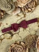 2.5" Bitty Scalloped Bow | Headband