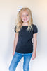 Girl's Short Sleeve Puff Shirts