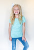 Girl's Short Sleeve Puff Shirts