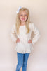 Girl's Long Sleeve Ruffle Shirt