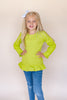 Girl's Long Sleeve Ruffle Shirt