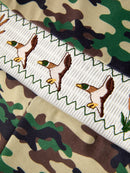 Camouflage Duck Smocking Embroidery Baby Boy Romper
