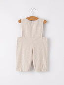 Fall Halloween & Thanksgiving  Pumpkin Smock Embroidered Boys Romper