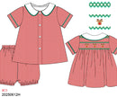 Reindeer Romp Bubble Shorts Set