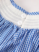 Fall Thanksgiving & Halloween Truck Smock Embroidery Baby Girl Dress