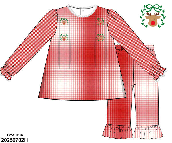 Reindeer Romp Pants Set