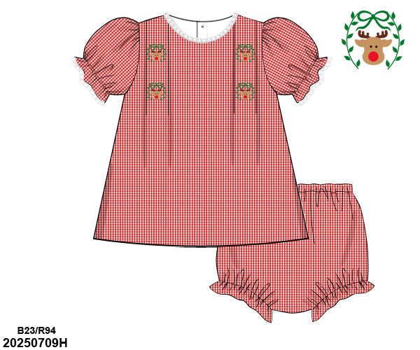 Reindeer Romp Bloomer Set