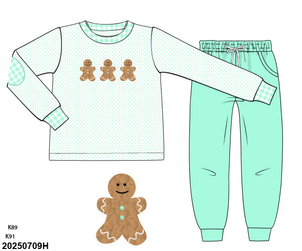 Gingerbread Gent Jogger Set