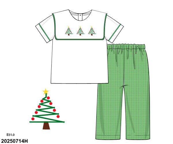 Festive Fir Pants Set