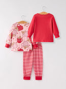 Christmas 3 Piece Girls Pajama Set