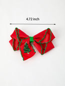Winter Christmas tree Hair Clip