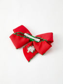 Winter Christmas tree Hair Clip
