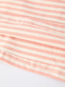 Christmas Tree Smocked Embroidery Stripe Baby Girls Dress