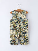 Camo Duck Smocking Embroidery Baby Boy Romper