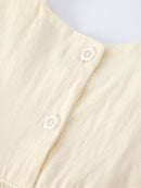 Rainbow Sailboat Embroidered Girls Dress