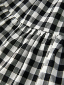 Mommy & Me Plaid Girl Smocked Ruffle Dress