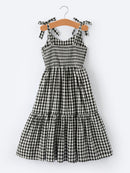Mommy & Me Adult Plaid Smocked Dress