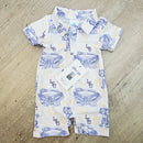 LSU Baseball Polo Romper (Officially Licensed)