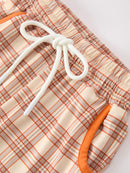Thanksgiving Turkey Plaid Boys Pants Set
