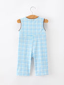 Bear Smocked Plaid Baby Jonjon