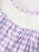 Halloween Ghost Plaid Bow Girls Bloomer Set