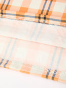 Halloween Plaid Smocked Girls Dress