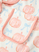Mommy and Me Fall Pumpkin Print Pajama Set