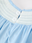 Christmas Nativity Smocked Baby Bubble Romper