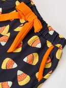 Halloween Candy Corn Mommy and Me Pajama Set Matching Lounge Set