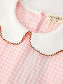 Christmas Girls Gingerbread Peter Pan Collar Dress