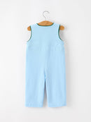 Christmas Boys Blue Christmas Tree Embroidered JonJon