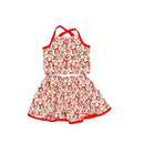 Funfetti Kids Baseball Print Active Skort Set