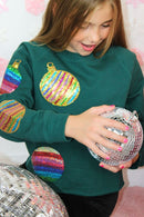 Ornaments Tween Christmas Sweatshirt
