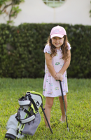 Rainbow Golf Cart Bow Baseball Hat (Baby/Toddler, Youth)