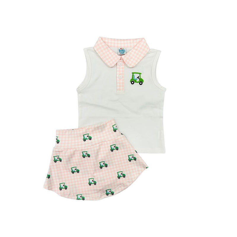 Funfetti Kids Golf Cart Skort Set