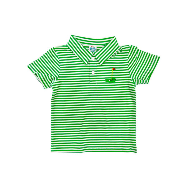 Funfetti Kids Golf Applique Polo