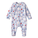 Grand Slam Baseball Bamboo Zipper Romper for Baby