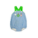 PRE ORDER - Hazel Blue Blue/Green Gingham Golf Bubble