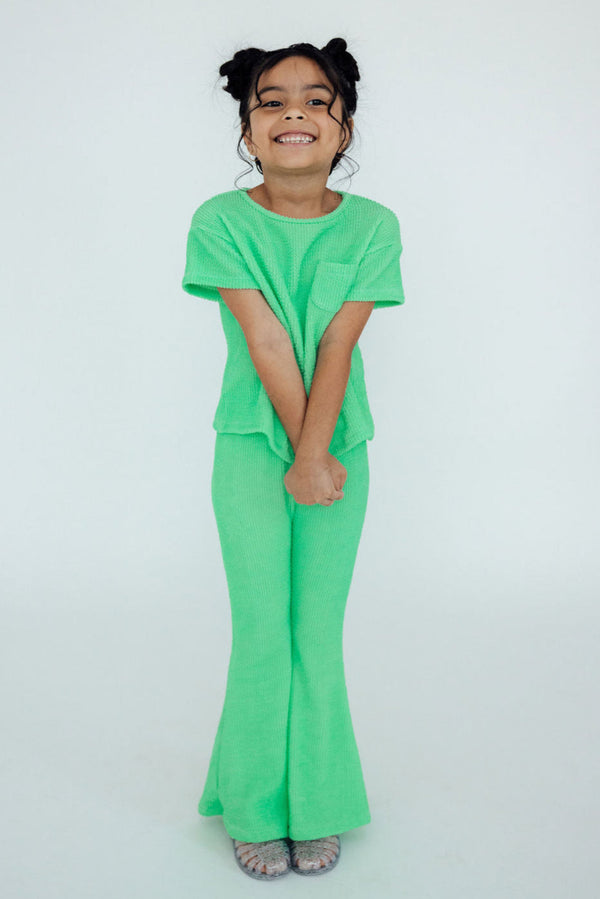 Seafoam Green Scrunchy Bells